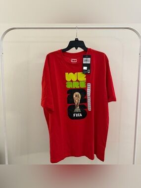NWT 2026 FIFA World Cup Official Licensed Product Graphic T-Shirt Red XXL